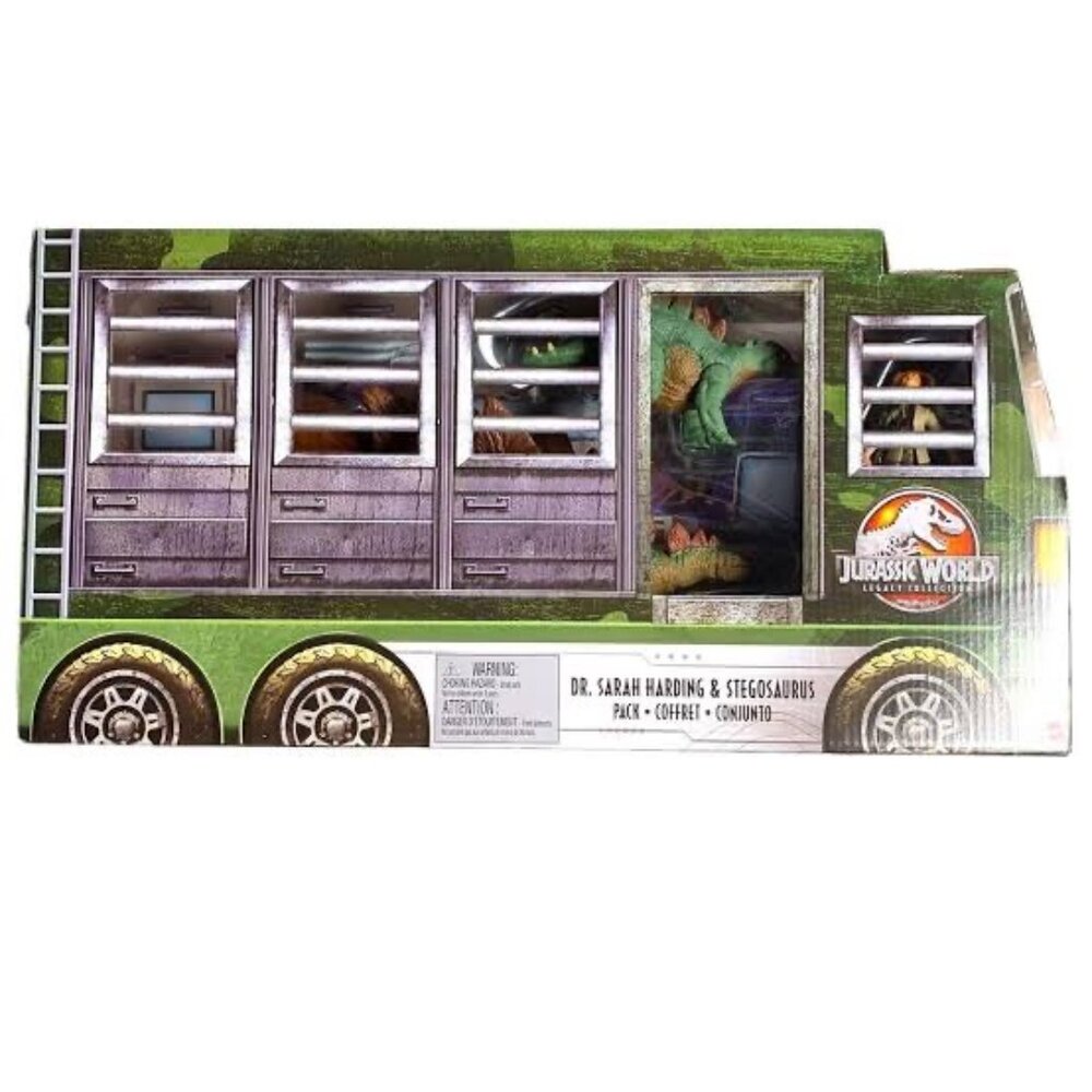 Jurassic World‎ Legacy Collection Dr Sarah Harding & Stegosaurus Figure Toy NWT